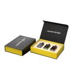 Paperboard Black Matt Luxury Honey Packaging Gift Set Personalized Size Cream