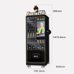 300 Capacity Floor Standing Vape Vending Machine With Full Glass Door