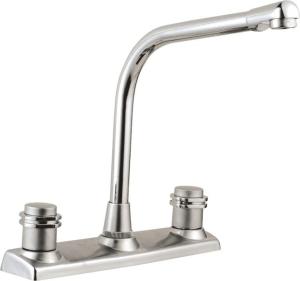 Quality Centerset 2 Handle Standard Kitchen Faucet 360 Degree Swivel wholesale