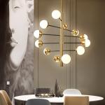 Gold chandelier lighting For Kitchen Bar Dining bedroom light chandelier(WH-MI