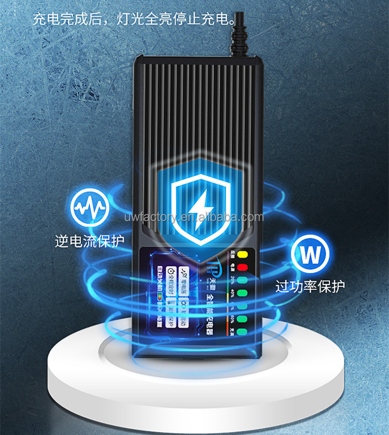 Electric Scooter Battery Charger 48V 20AH 60V 20AH 24V 20AH 36V 20AH with Input Voltage of 220V AC and CE FCC 3C Certification