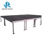4 X 4 / 4 X 8ft Outdoor Event Stage Deck , Stage Rigging Equipment For Band