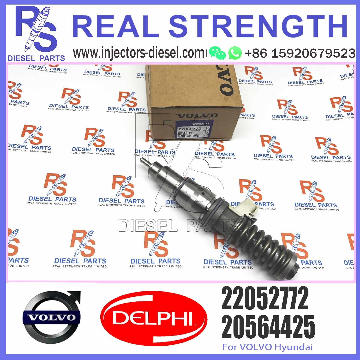 Diesel Fuel Injector 22717955 BEBE5L08101 BEBE5L08001 22052772 E3.5 for V-O-L-V MD16 EURO 6