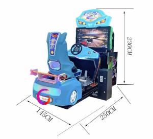 Quality 110/220V Electric Single Car Racing Arcade Game Machines Sit Down Driving Indoor Amusement wholesale