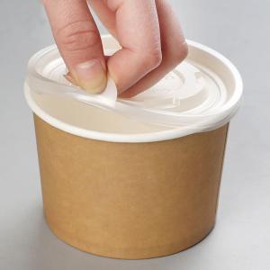 Quality Factory Wholesale Kraft Paper Ice Cream Cups Disposable Noodle PE Lined 850ml Kraft Paper Salad Bowl wholesale