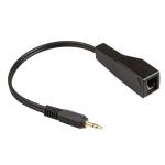 RCA Audio Signal 3.5 MM Stereo Cable Red White Color Fit Cat5 Cat6 Cat7 Cat8
