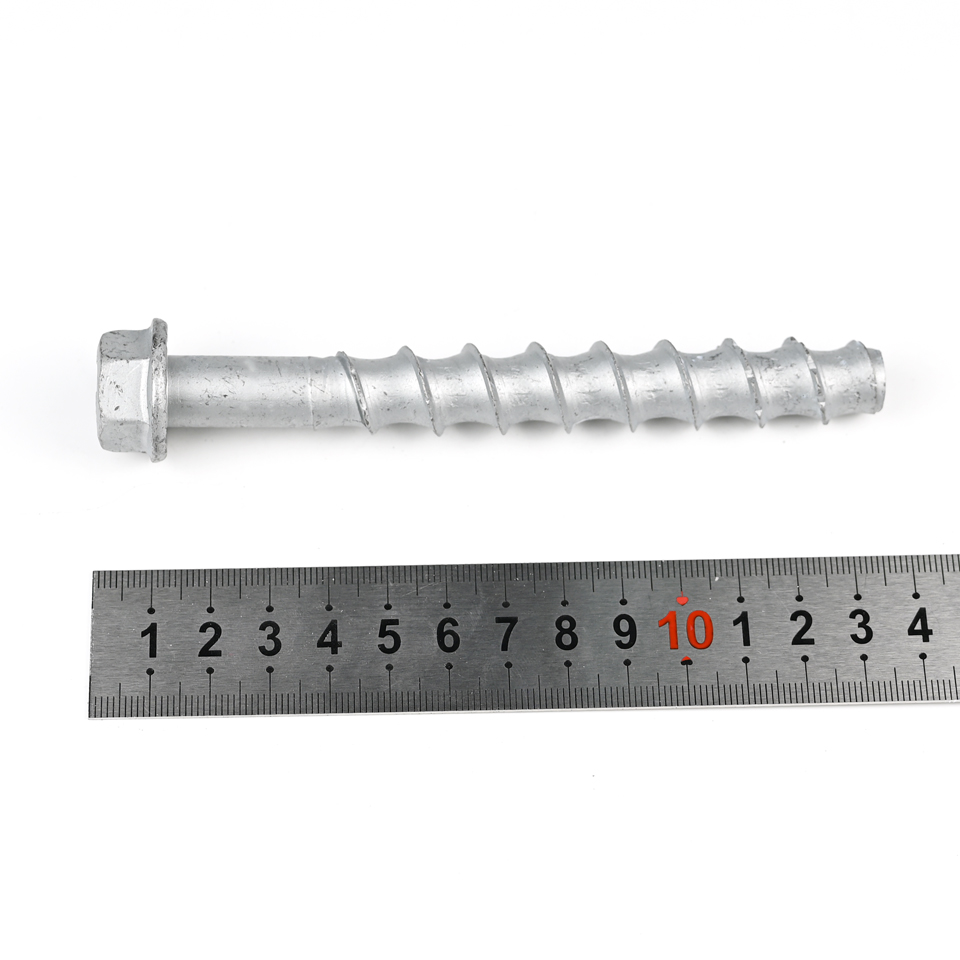 Payment term T/T GB Standard M12x125mm Flange Hex Head Concrete Anchors Concrete Screw