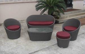 Quality 6pcs cheap outdoor rattan and wicker furniture wholesale