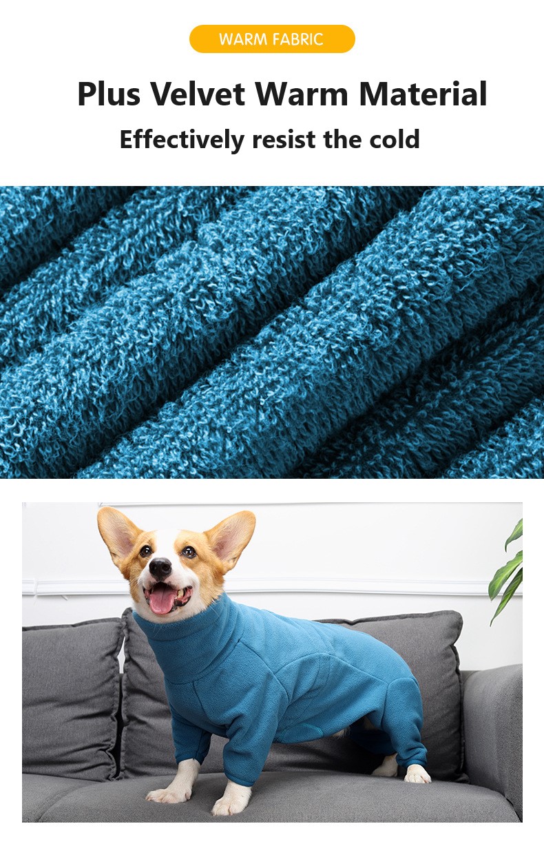 Clothes for Pets Large and Small Puppy Dog Winter Sweater Dress Made of Polar Fleece