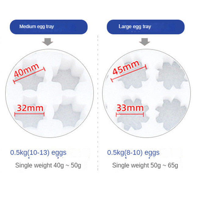 Custom High Density Transport Protection Egg Packaging Die Cut EPE Foam