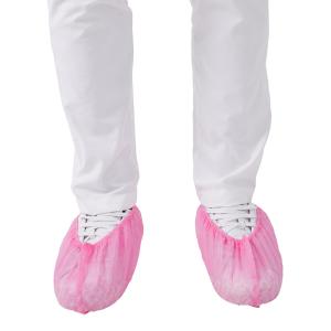 Quality Pink Rain Proof Non Skid Shoe Covers Disposable PP wholesale
