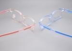 Pink Sports Kids Wearing Eyeglasses TR And Silicone Frame Glasses LF 2156