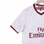 Polyester Away Football Club Jerseys for Arsenal Retro 2007-2008 Season