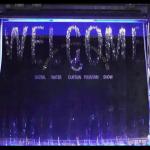 Musical Interactive Digital Water Curtain Fountain Stainless Steel 304