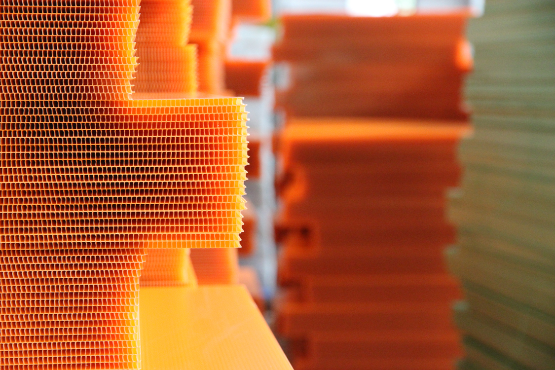 1220x2440mm Corflute Floor Protection , Corrugated Plastic Floor Protection
