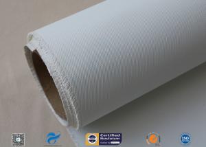Quality White Polyurethane PU Coated Fiberglass Cloth 0.9mm For Welding Blanket wholesale