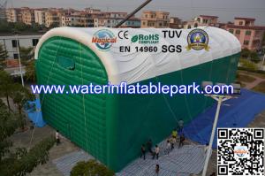 Quality Green Custom Giant Inflatable Lawn Tent / Inflatable Marquee Tent For Garage wholesale