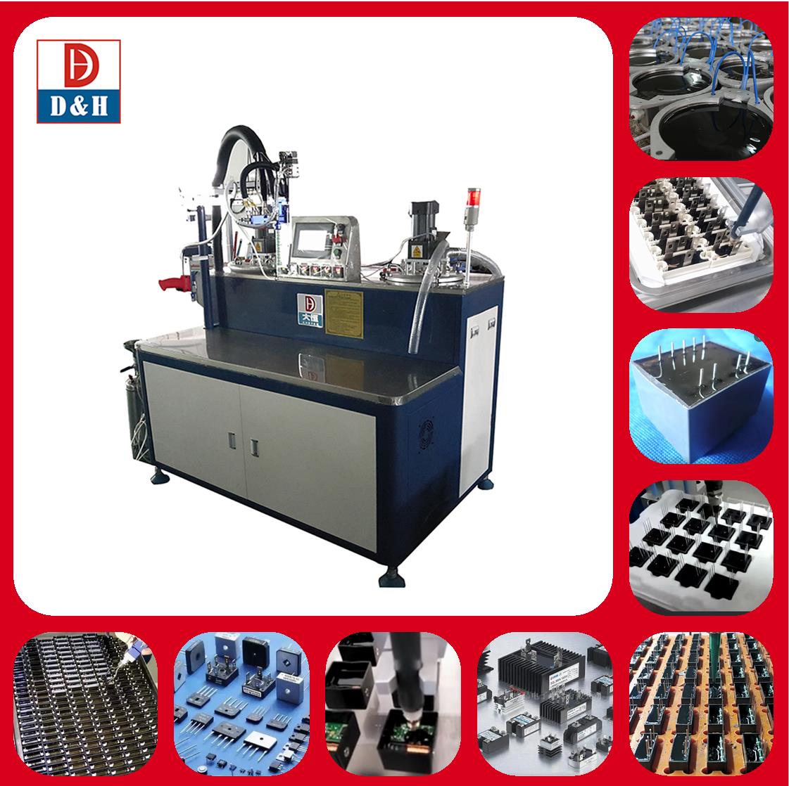 2 Component Silicone and Epoxy Metering Mixing Dispensing Machine System