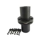 Black Disc Steel Flexible Diaphragm Coupling For Textile Machinery
