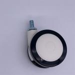 Medical Polyurethane Castor Wheels Thread Stem Swivel Type