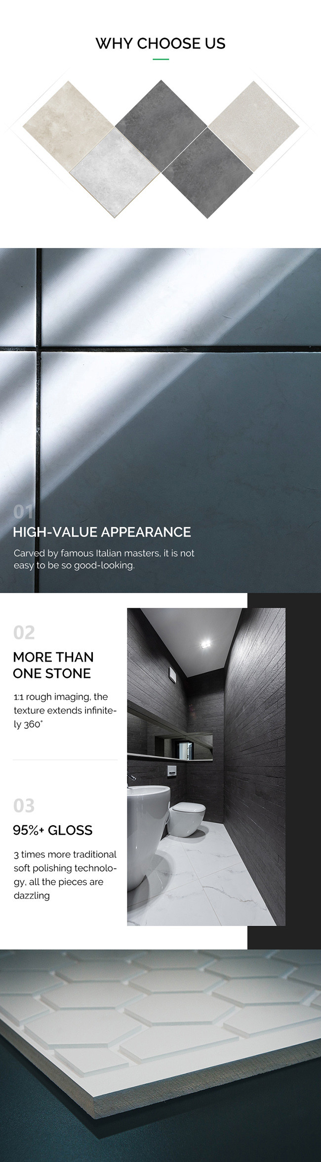 Acid-Resistance 400x400mm Light Gray Matte Glazed Ceramic Rustic Tile For Living Room And Bathroom