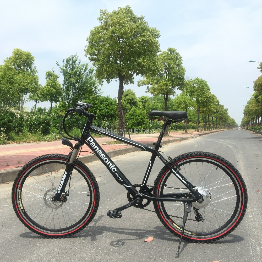 Hidden Battery Electric Mountain Bike with Steel Fork and 21 Speed Gears