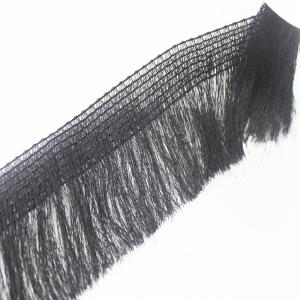 Quality Black 4.5cm Multi Layer Nylon Fringe Tassel Trim wholesale
