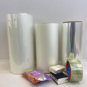 Quality 20 25 30 Micron Clear BOPP Polypropylene Film Flexible Transparent Printing Film wholesale