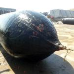 Docking And Undocking Ship Rubber Airbag , Black 2.0m Inflatable Rubber Balloon