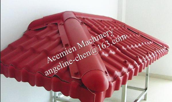 Anti-corrosion, anti-ultraviolet plastic roof tile roofing panel extrusion