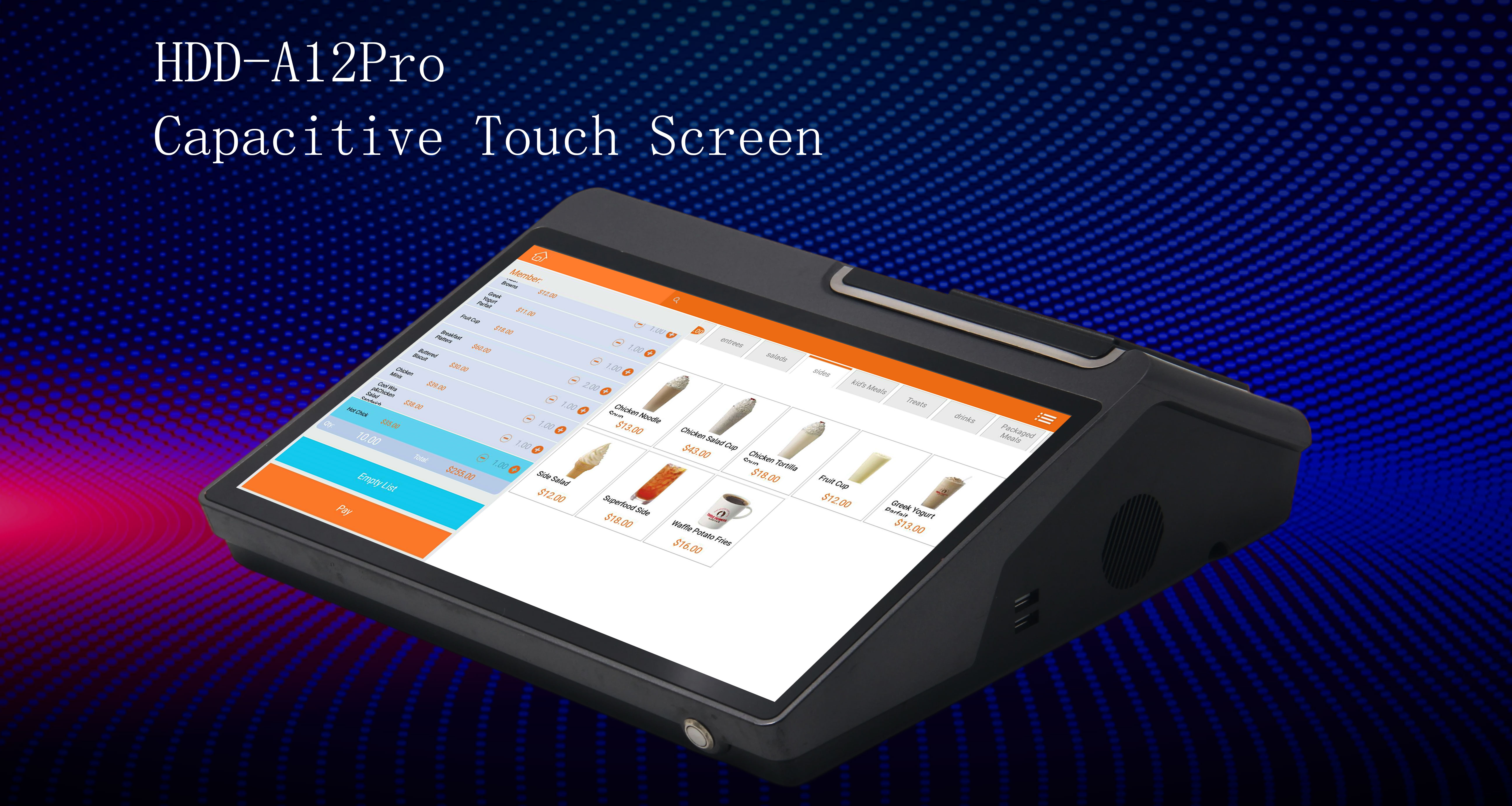 11.6 inch Android POS with Built-in Thermal Printer and 720P Full HD Customer Display