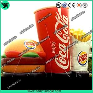 Quality Advertising Inflatable Hamburger ,Inflatable Coca-cola Model,Inflatable French Chips wholesale