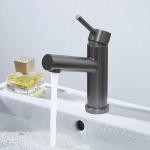 Ss304 Gunmetal Basin Tap Steel 316 Lavatory Watermark Faucet stainless grey