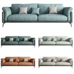 European Style Living Room Furniture Green Sectional Lounge Couch Sofas