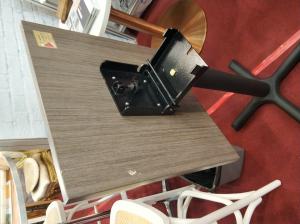 Quality Space Saving Folding Metal Table Legs Cast Iron Coffee Table Base ISO9001 wholesale