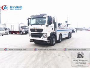 Quality SINOTRUK HOWO 6x4 20T 25T Conjoined Wrecker Tow Truck For Emergency Road Recovery wholesale