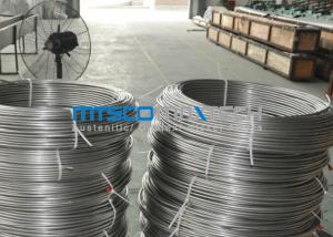 Quality ASTM A269 TP304 Stainless Steel Coiled Tubing Size 6.35mm x 1.65mm x 150m / coil wholesale