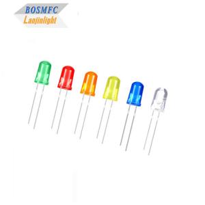 Quality 5mm Light Emitting Diode , White Red Green Blue Yellow Orange Dip LED lamp wholesale