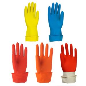 Quality 300mm Anti Oil Household 80g Rubber Cleaning Gloves wholesale