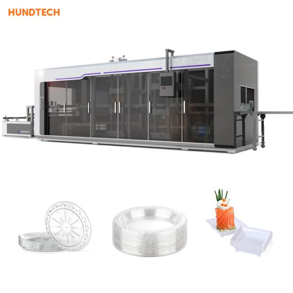 Restaurant Meal Disposable Plates Machine Hydraulic Thermoforming Machinery