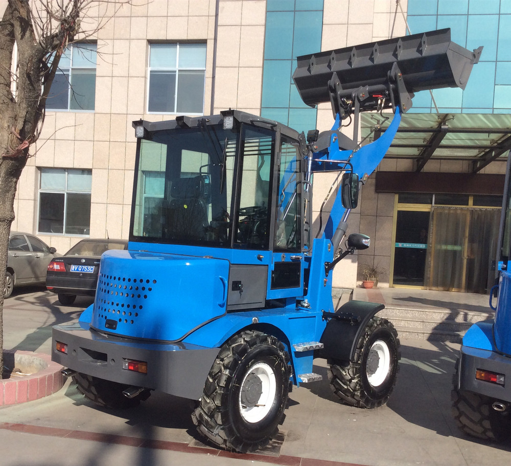 1.2 ton mini wheel loader by backhoe type, small hoflader for sale