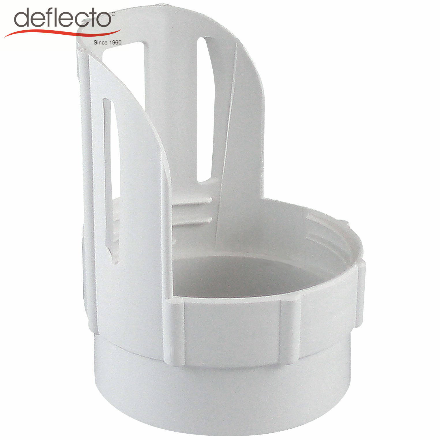 Deflecto 100 MM 4 Inch Flexible Duct Hose With Connector Easy Clip Air Duct Kit