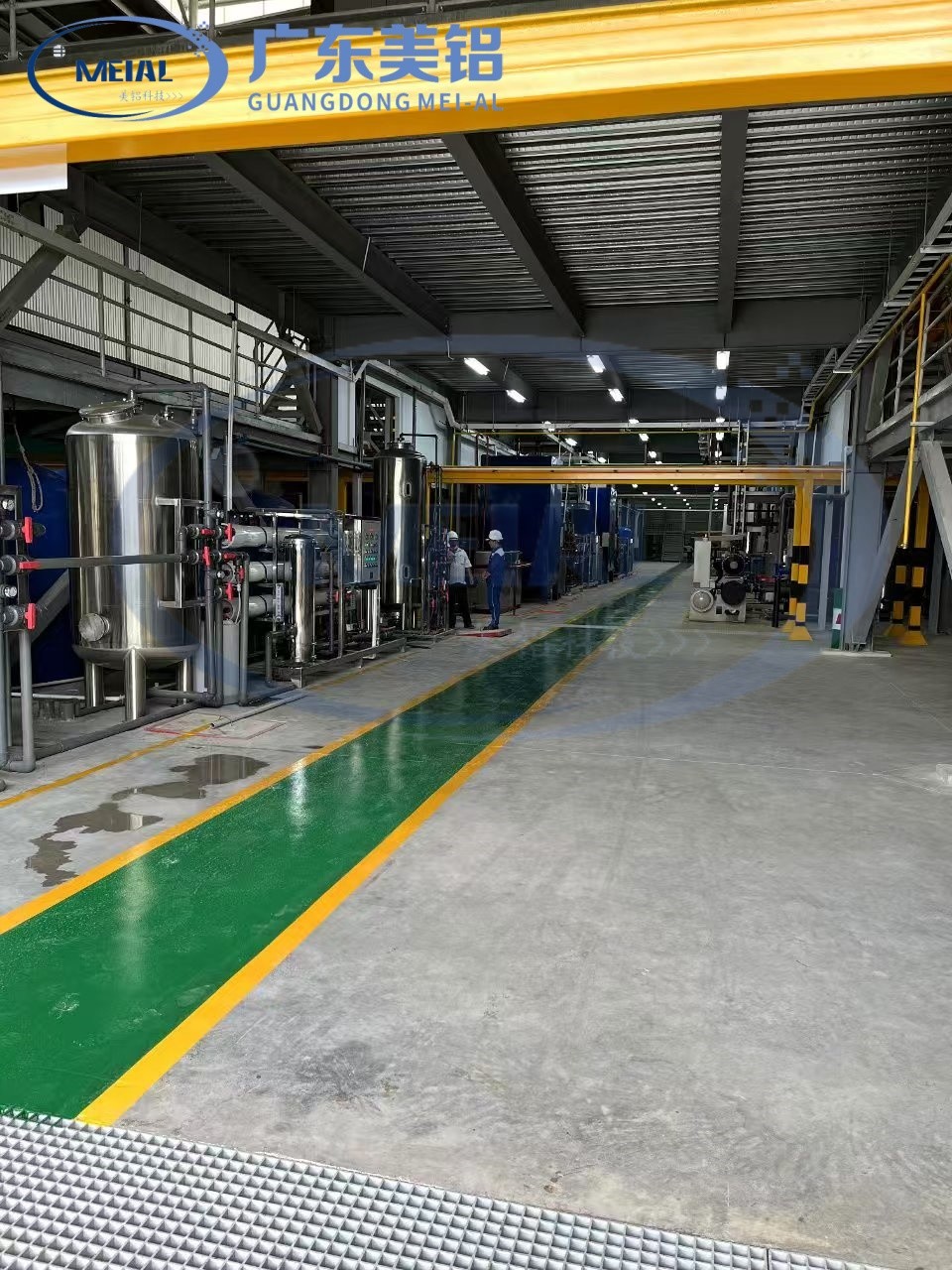 900T/Month Aluminum Anodizing Production Line with 1-25um Anodizing Film Thickness