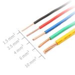 Single Core PVC Insulated Electrical Wire Cable 1.5mm 2.5mm 4mm 10mm 16mm BV BVR