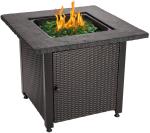 30'' Outdoor Gas Firepit Table All-Season Alloy Steel