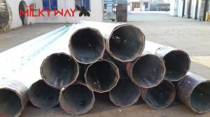 Quality Hot Dip Galvanized Steel Utility Poles For Electric Transmission With High Safety Factor Design Load wholesale