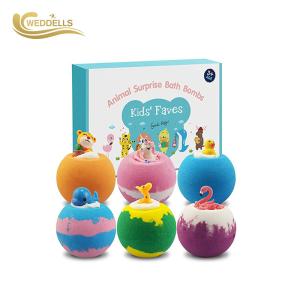 Quality Animal 2.8 OZ Kids Surprise Bath Bombs With Gift Packing wholesale