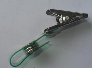 Quality ID badge clip/ ID card holder/ Metal badge clip wholesale