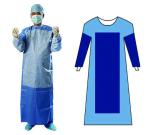 Anti - Static Disposable Surgery Gowns 45gsm Barrier Surgical Gown