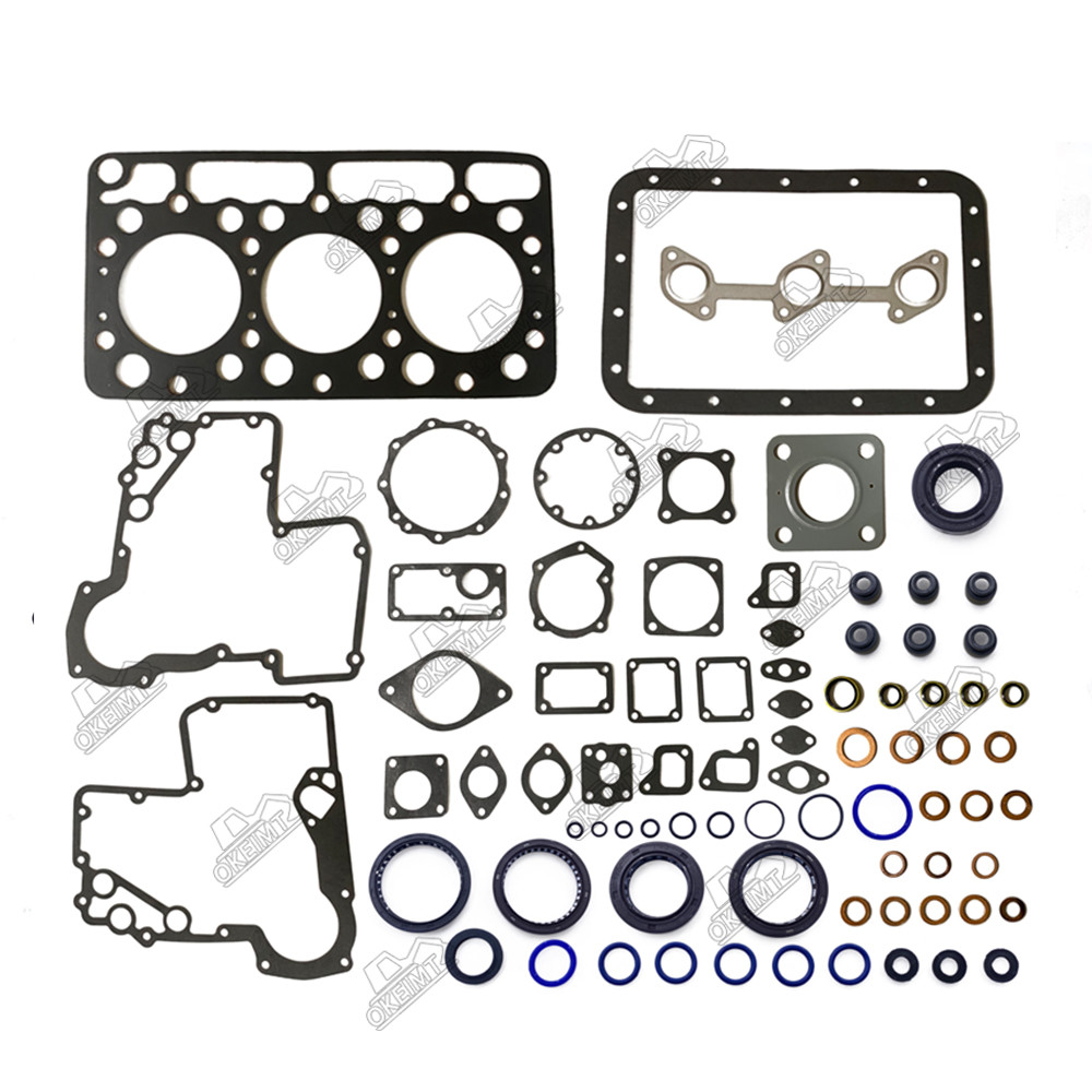 D750 D750-B Engine Gasket Kit - SINOCMP Excavator Parts for Kubota B5200D B5200E B7100 B1702DT